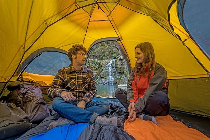 KAZOO Outdoor Camping Tent 2/4 Person Waterproof Camping Tents Easy Setup Two/Four Man Tent Sun Shade 2/3/4 People