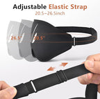 Sleep Mask for Side Sleeper Women Men, Eye Mask for Sleeping Light Blocking, 3D Contoured Cup Sleeping Mask, Soft Breathable Sleep Eye Mask with Adjustable Elastic Strap for Travel