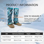 Waterproof Adjustable Leg Gaiters for Men and Women Snow Boot Gaiters for Hiking in Hunting Sand and Mud Mountain Climbing or Snowshoeing