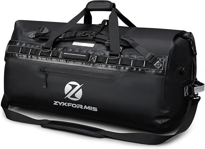 Waterproof Duffle Bag, Large Marine Dry Bags, Heavy Duty Adventure Travel Bag for Men and Women, Waterproof Duffel Backpack for Kayaking Boating Hiking Camping Vacation, 65L 110L 160L