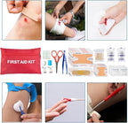 254 in 1 Survival Kit, First Aid Kit Survival for Outdoor Emergencies Includes Hatchet, Shovel, Flashlight, Tools Ideal for Camping, Hiking, Travel Gift for Men