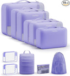 11 Set Packing Cubes for Travel, Gifts for Women Mom,Anti-Tearing Suitcase Organizer,OlarHike Vacation Essentials & Accessories for Cruise Ship