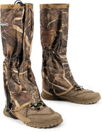 Waterproof Adjustable Leg Gaiters for Men and Women Snow Boot Gaiters for Hiking in Hunting Sand and Mud Mountain Climbing or Snowshoeing