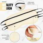 Tarpop 200 Pcs Eye Mask Sleeping Blindfold Eye Cover with Adjustable Strap for Games Party Team Building Travel Individually Wrapped Sleep Mask for Women Men (Gold)