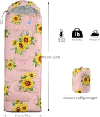 Sleeping Bags for Adults Kids,Backpacking Camping Sleeping Bag for Girls Boys Lightweight Waterproof Cold/Warm Weather Sleeping Bag for All Season