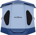 ACACIA Camping Tent, Pop Up Camping Tent with 8 Windows and Footprint, Waterproof Windproof Easy Setup Hub Tent for Family Camping, Hiking and Glamping
