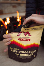 Mountain House Classic Beef Stroganoff with Noodles | Freeze Dried Backpacking & Camping Food | 3 Servings