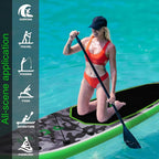 FunWater Inflatable Stand Up Paddle Board with Premium SUP Paddleboard Accessories, Anti-Slip EVA Deck, 11'/10'6'' Paddle Boards for Adults & Youth of All Skill Levels