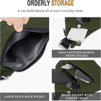 Anti Theft Crossbody Travel Bag for Women Men,Multi-pocket Crossbody Bag,Slim Sling Bag with Adjustable Strap