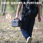 ALLWEI Portable Power Station 300W, 280Wh Solar Generator with 110V Pure Sine Wave AC Outlet, Backup Lithium Battery Generator for CPAP Outdoor RV Camping Emergency Home Use