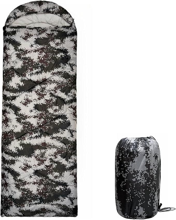 Sleeping Bags for Adults，Lightweight Waterproof Compact Sleeping Bag with Stuff Sack for Warm Camping Cold Hiking Traveling Outdoor Activities