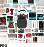 My Medic Recon PRO - HSA FSA First Aid Kit - 250+ First Aid and Survival Essentials, Supplies, & Must Have IFAK for Home, Car, Office or Business - Black