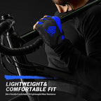 Bike Gloves for Men Women with Anti-Slip Shock-Absorbing Pad, Light Weight Half-Finger Cycling Gloves
