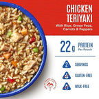 Mountain House Chicken Teriyaki | Freeze Dried Backpacking & Camping Food | 6-Pack | Gluten-Free