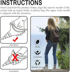 Female Urination Device, Reusable Female Urinal Silicone Women Pee Funnel Allows Women to Pee Standing Up, The Perfect Companion for Camping,Outdoor,Travel（Fuchsia）