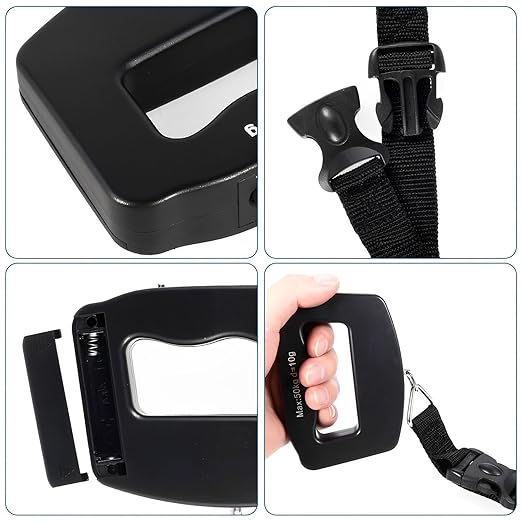 Luggage Weight Scale, Digital Luggage Scale Portable Suitcase Scale Tool Handheld Electronic Scale Backlight Weighting Travel Accessories,for Travel(1PC)