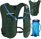 Running Vest for Women & Men, Lightweight 150g Hydration Backpack, 6L Pack for Trail Running, Marathon, Hiking, Cycling, Jogging, Adjustable Fit