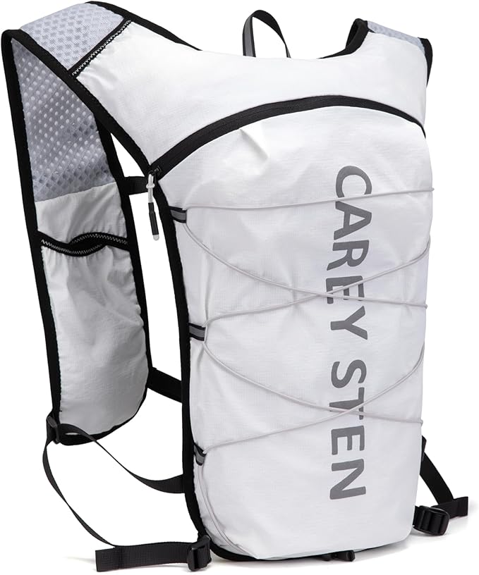 Carey STEN Hydrated Backpack, Running Vest, paired with a 1.5L Water Bag Hiking Backpack, Suitable for Running, Hiking, Marathon, and Both Men and Women
