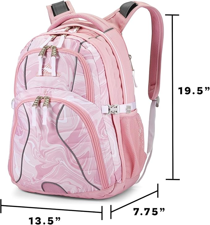 High Sierra Swerve Laptop Backpack, Black, One Size