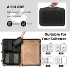 8 Set/6 Set/4 Set Compression Packing Cubes for Travel, Lightweight Vacation Travel Essentials, Travel Accessories for Suitcase Organizer Bags Set, Durable Luggage Organizer
