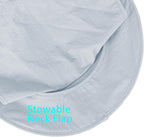 Sun Hats for Men Women Fishing Hat UPF 50+ Breathable Wide Brim Bucket Hats Summer UV Protection Safari Hat with Neck Flap