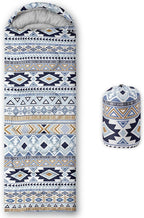 Sleeping Bags for Adults and Kids，3D Printing Camping Sleeping Bag for Girls Boys Lightweight Waterproof Cold/Warm 3-Season，Outdoor Travel with Compression Bags