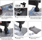 Inflatable SUV Air Mattress,Thickened Flocking Inflatable Car Camping Travel Air Mattress with 2 Pillows & Air Pump,Portable Car Sleeping Bed for SUV|MPV|Minivan