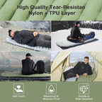 Self Inflating Sleeping Pad for Camping with Inflating Bag, Compact Lightweight Camping Mat, Outdoor Backpacking Hiking Traveling Airpad Camping Air Mattress