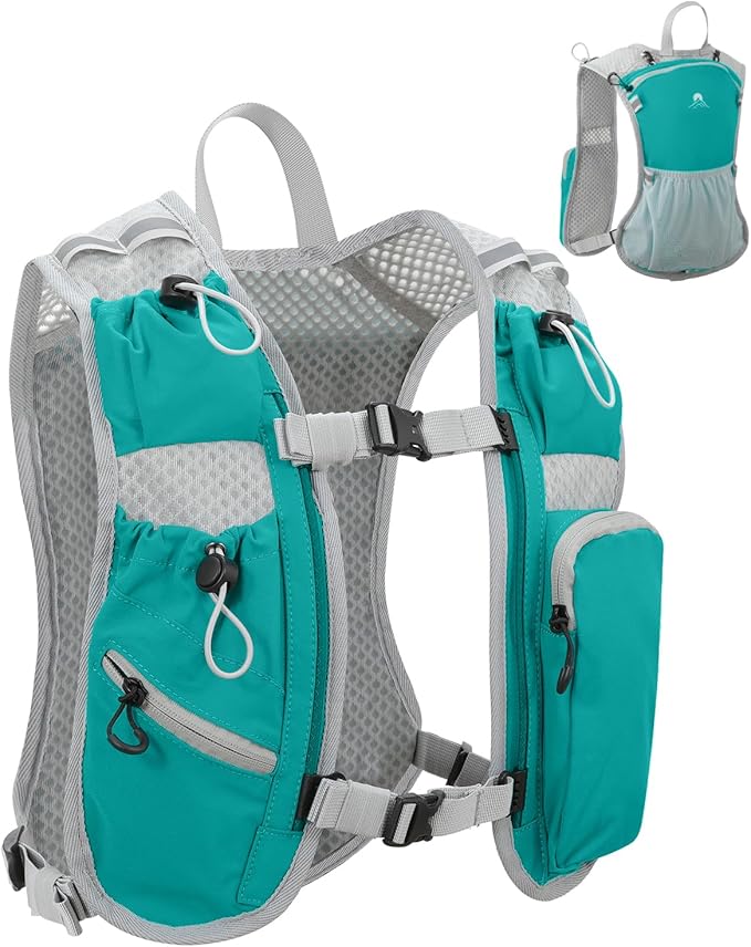 Running Vest for Women and Men, Hydration Running Backpack, Runners Vest, Hydration Vest for Walking, Marathon, Hiking
