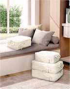 ECOHUB 4 Set /6 Set Packing Cubes for Travel Durable Suitcase Organizer Bags Set with Personalized Tag Various Sizes Travel Essentials Traveling Accessories for Luggage Machine Washable