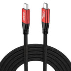 RIITOP 240W USB4 Cable [40Gbps, 3.3ft], USB 4 Video Cable Compatible with Thunderbolt 4/3 Support 8K Video, 240W PD 3.1 Charging for MacBook, XPS, Surface Pro, Display Monitor eGPU