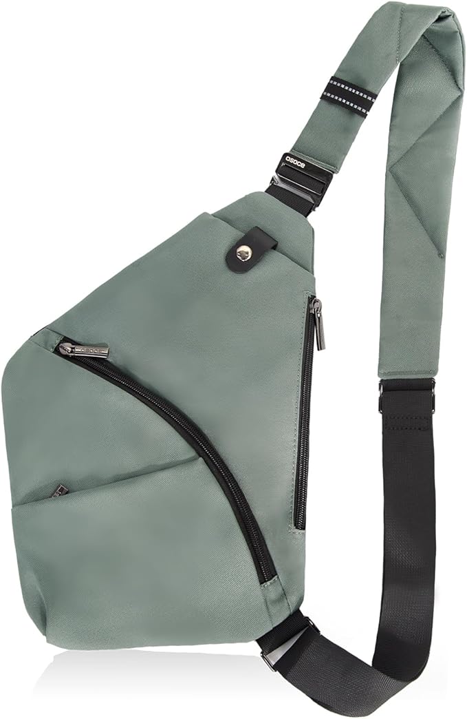 Travel Sling Bag with RFID Pocket, Anti Theft Crossbody Bag for Women Men Casual Chest Outdoor Shoulder Hiking Bag