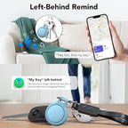 Air Tracker Tags 4-Pack, Item Finders Work for Apple Find My APP(iOS Only) Tracker Tags for Keys, Luggage, Backpack etc,Replaceable Battery Last 1 Year, Loud Beep, IP68 Waterproof with Holder