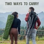 Portal Camping Chair with Lumbar Support for Adults Folding Portable High Back Oversized, 400LBS