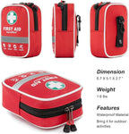 SuccorWare130 Pieces First Aid Kit with Hospital Grade Medical Supplies - Includes Emergency Blanket, Bandage - Great for Home, Outdoors, Office, Car, Travel, Camping, Hiking, Boating