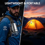 2 Pack Camping Lantern Rechargeable Collapsible, 65 LED 3 Light Modes Camping Lights, Stepless Dimming, Waterproof Portable Lanterns for Camping Power Outages Tent Emegency Home Hiking