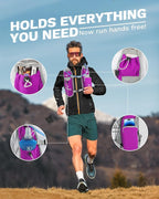 Running Vest for Women and Men, Hydration Running Backpack, Runners Vest, Hydration Vest for Walking, Marathon, Hiking