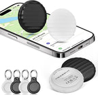 Air Tracker Tag (4 Pack) - Apple MFi Certified & IP67 Waterproof | Works with Apple Find My Network (iOS) to Track Keys, Wallet, Luggage & More