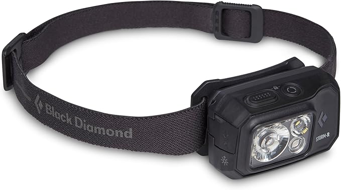 Black Diamond Storm 500-R Headlamp, Black