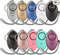 Personal Alarm for Women, 10 Packs 140DB Emergency Self-Defense Security Alarm Keychain with LED Light for Women Kids and Elders (Colorful)