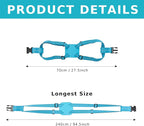 Travelkin Luggage Bungee Strap for Suitcases TSA Approved, Travel Bag Bungee Belt for Suitcases Add a Bag (Blue)