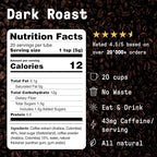 No Normal Dark Roast, Instant Coffee Paste (20 Cups) – The Outdoor Coffee – Swiss-Made, Fairtrade Arabica Beans, Liquid Concentrate Alternative- Uncomplicated, Zero Waste On-the-Go Tube- Slightly Sweetened