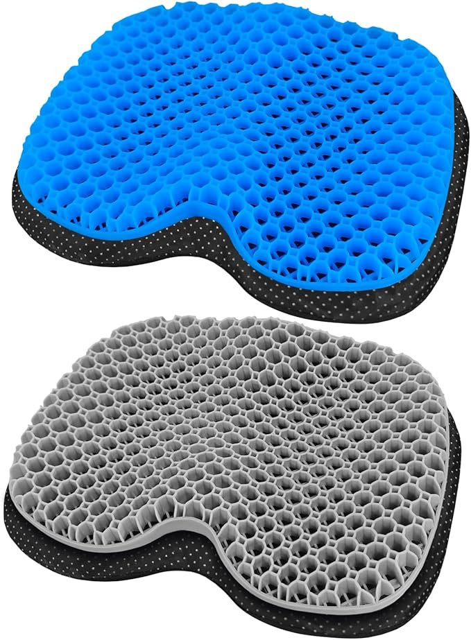 NEW-Vi Anti-Slip Kayak Seat Cushion - Waterproof Thicken Gel Boat Kayak Canoe Rowing Stadium Pad for Sit in Kayak Chair Kayak Accessories Equipment Gear for Fishing Kayak