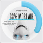 Dream Recovery Second Wind Nasal Strips - Nose Strips for Breathing, Sleep and Athletic Performance - Snore Relief and Congestion Support - Black, 360 Count