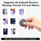 Air Tracker Tag for Android 4 Pack(NOT iOS or Huawei), Bluetooth Tracker Android Item Finder Smart Tracker Luggage Tags, GPS Locator Device for Keys, Wallet,Bike, No Monthly Fee Smart Tag