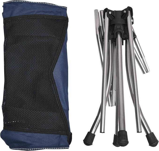 Lightspeed Outdoors Silent Swivel Lightweight Camping Chair | Foldable Compact 360 Degree Chair