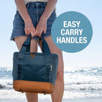 CleverMade Collapsible Insulated Cooler Bag – Leakproof Soft Folding Cooler for Beach, Travel, Car