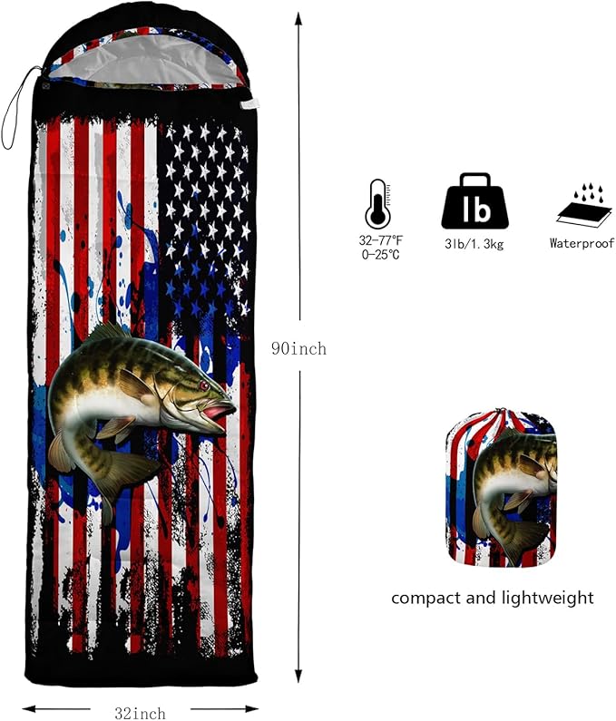 HOSIMA Cartoon Axolotl Sleeping Bags for Kids 10-12,Blue Cartoon Kids Sleeping Bags for Girls Boys,Compact Sleeping Bag for Camping Essentials and Hiking.