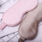 Silk Sleep Mask Light Blocking Luxury 100% Mulberry 19mm Silk Eye Mask Eye Cover Blindfold Ultra Soft Light & Comfy Anti Aging Skin Care with Travel Bag Gift Package