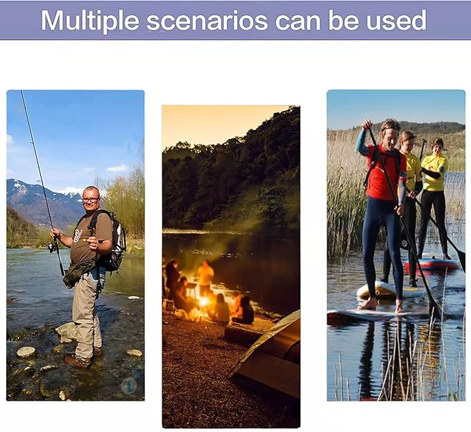 CMCOOPLX 10L/20L/40L/70L Waterproof Dry Bags, Lightweight Canoe Storage for Kayaking Rafting Boating Hiking Camping Travel Fishing Sea Swimming